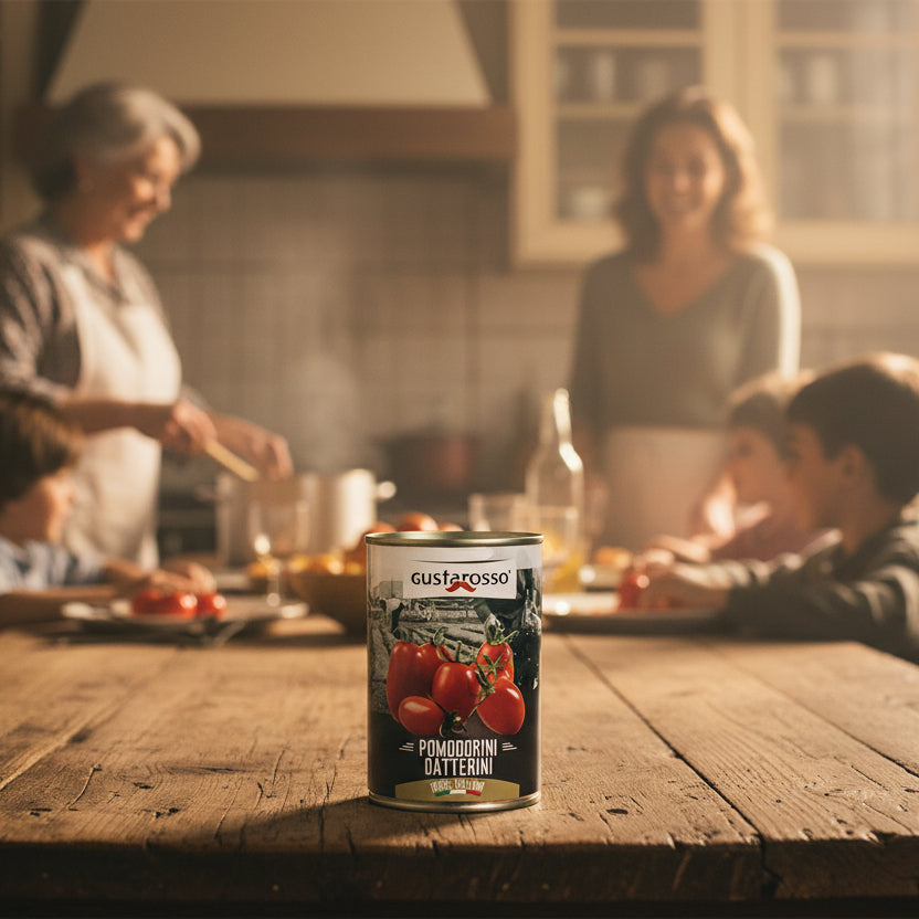 Pomodori datterini Gustarosso- latta da 400gr 36pz image 0