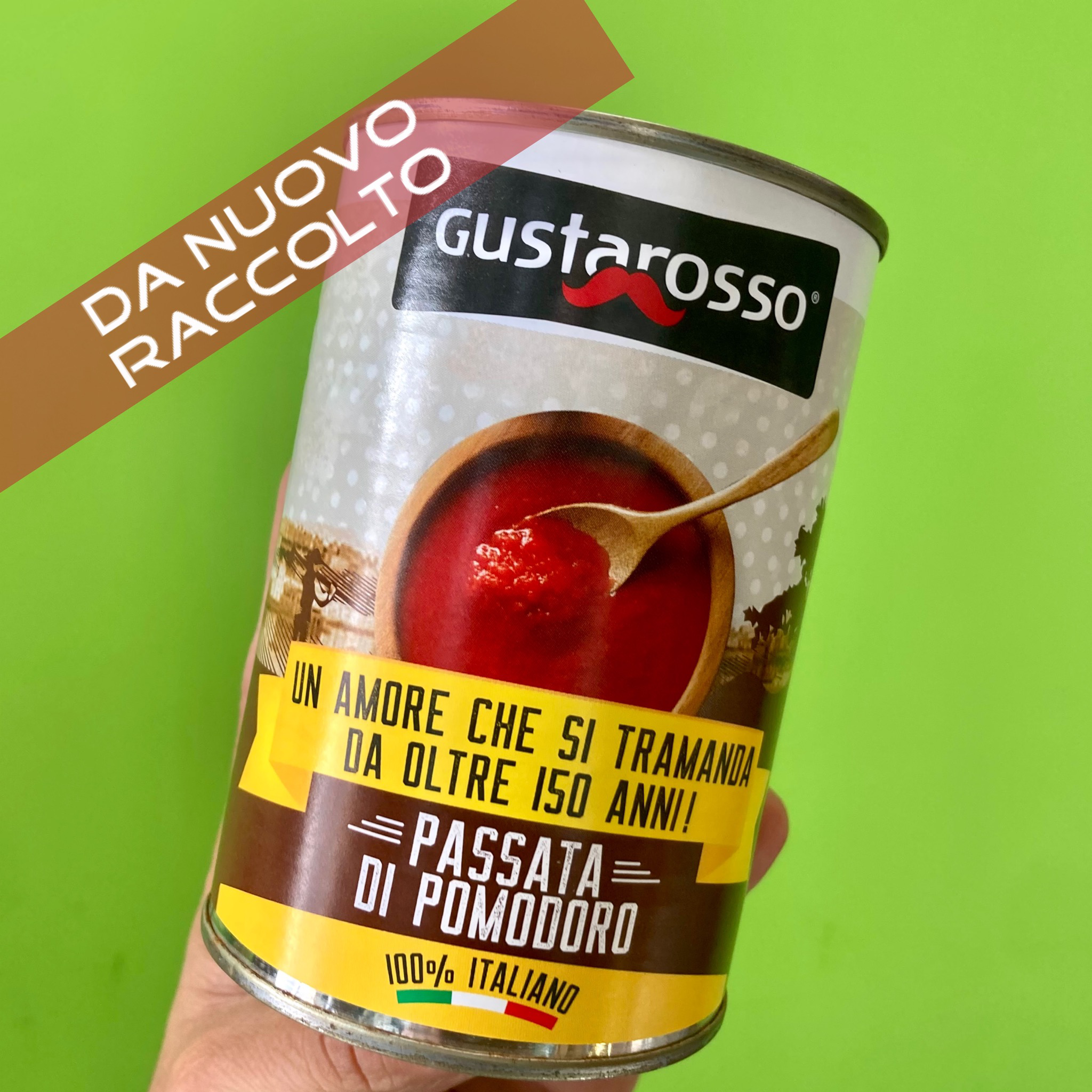 PASSATA DI POMODORO in Latta da 0,400 gr confezione da 12 Latte incluso tasse e spedizione image 0