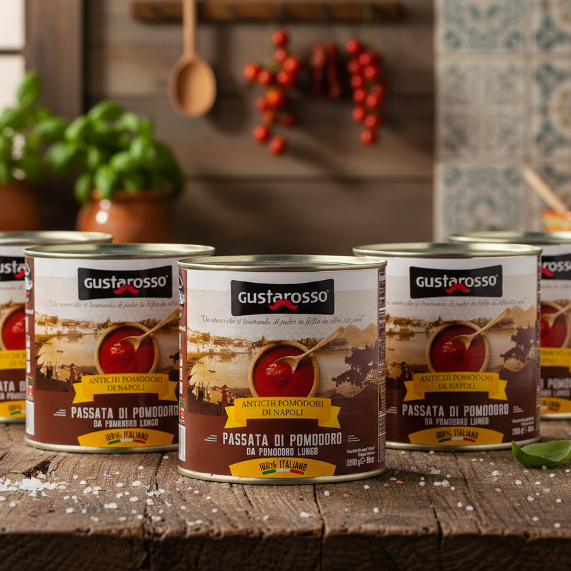 CONFEZIONE DI PASSATA DI POMODORO 2,5kg GRAMMI NETTI Confezione da 6 Latte image 0