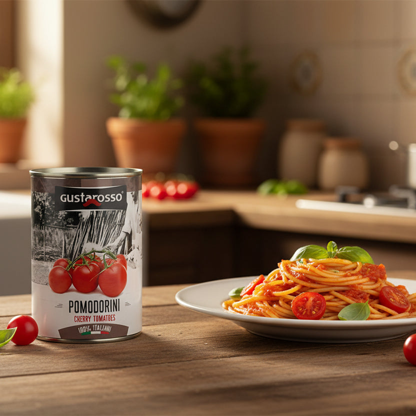 Pomodorini Tondini di Collina 400 grammi netti x 12 Barattoli image 0