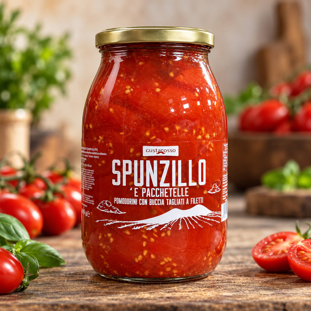 Spunzillo a filetti - vetro da 1Kg x 6 vasi