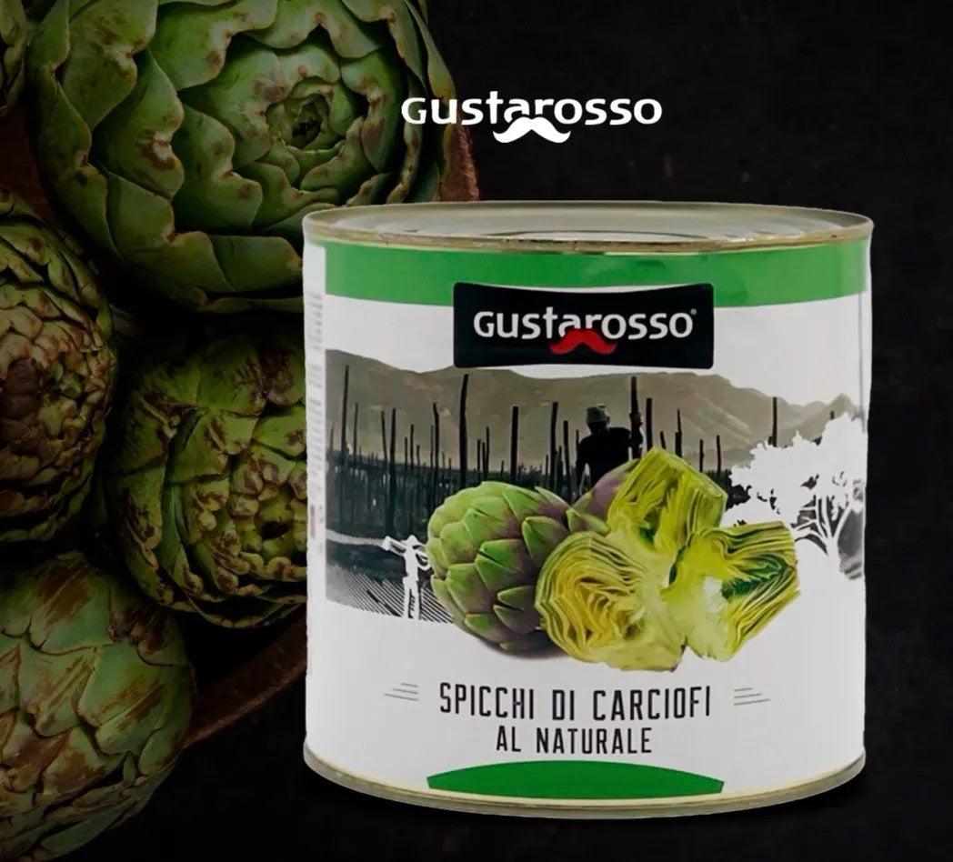 Carciofi a spicchi al naturale - latta da 2500gr netti x 6pz image 0