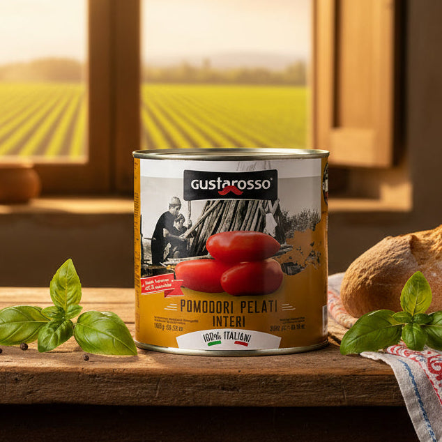 POMODORI INTERI PELATI BIOLOGICI   in Latta da 2,500 Kg Netti - in confezione da 6 Latte- image 0
