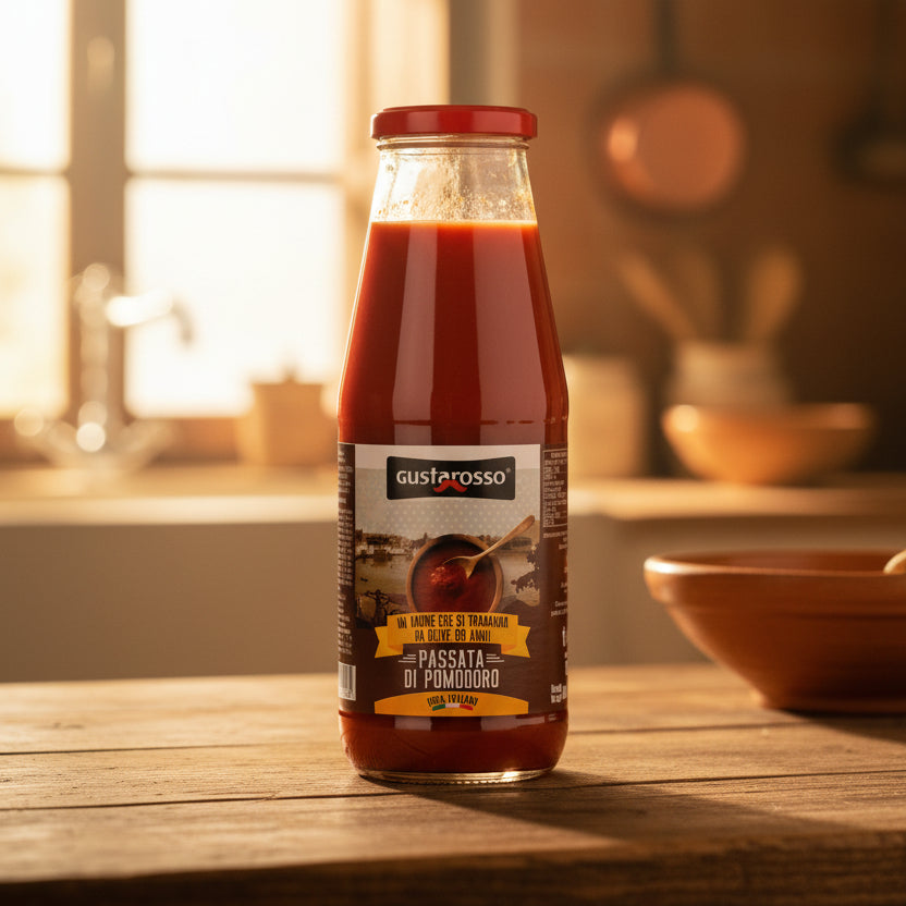 Passata di Pomodoro 100% italiano - vetro da 680gr netti 12 BOTTIGLIE image 0