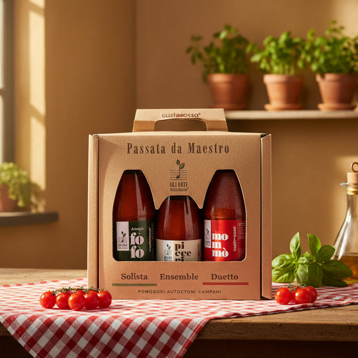 3 confezioni- Tris Misto, Tris Mommò, Tris Fofò - Gli orti della musica / Gustarosso SPEDIZIONE INCLUSA image 0