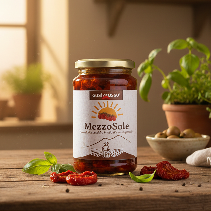 Pomodorini Semidry con etichetta originale