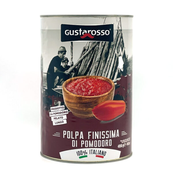 Polpa finissima da Pomodoro pelato lungo italiano